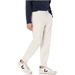 Amazon Essentials Slim Fit Jogger Pants Stone Medium Stretch Cotton NWT